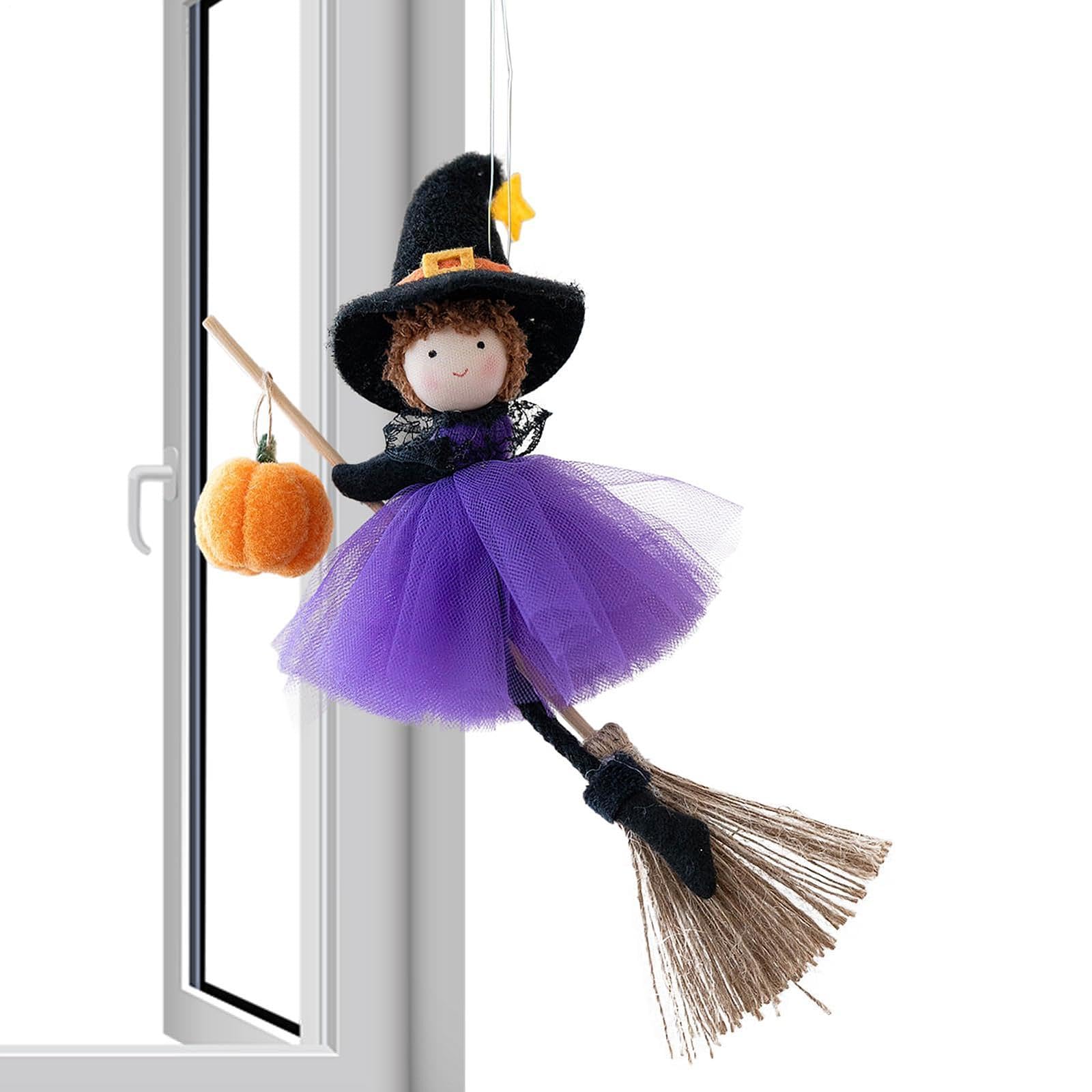 Amazon.co.jp: Perfk ハロウィン魔女吊り下げオーナメント